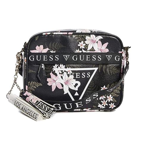 bolsa guess flores crossbody